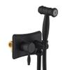 ZHCHAO Toilet Sprayer Toilet Faucet Set Wall-Mounted Handheld Hot and Cold Mixer Faucet (Color : D, Size : Uniform Size) view 1