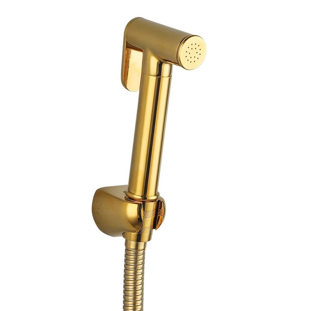 ZHCHAO Toilet Faucet Portable Toilet Bidet Sprayer with Single Cold Water Bathroom Shower Valveless