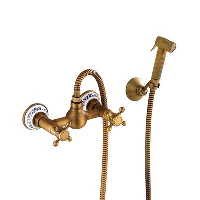 ZHCHAO Shower Hairdryer Spray Gun Nozzle Toilet Bidet Faucet Hot and Cold Faucet Bathtub Faucet