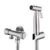 ZHCHAO Toilet Faucet Portable Bidet Injector Set Shower Pair of Outlet Valves view 1