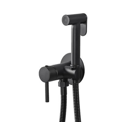 ZHCHAO Portable Toilet Bidet Sprayer Toilet Bidet Faucet Hygienic Shower Hot Cold Water Toilet Faucets (Color : Argento, Size : Light Grey)