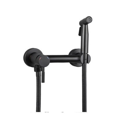 ZHCHAO Toilet Faucet Handheld Bidet Sprayer Set Hot and Cold Water Mixer Crane Sanitary Shower