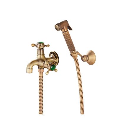 ZHCHAO Toilet Bidet Faucet Mixer Antique Toilet Shower Nozzle Bidet Faucet