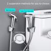 ZHCHAO Handheld Kit Hose and Stand Handheld Bidet Faucet for Bathroom Handheld Sprayer Shower view 3