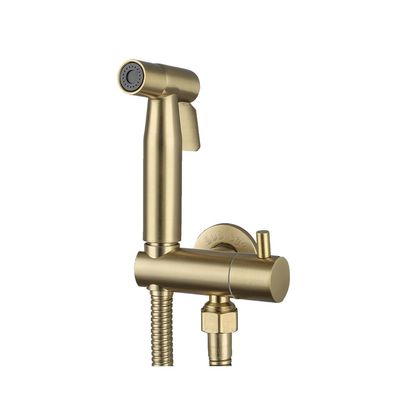 ZHCHAO Portable Bidet Ejector Set Toilet Faucet Single Cold Water Bathroom Shower (Color : Argento, Size : Light Grey)