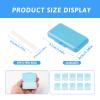 10 Boxes 50PCS Dental Wax for Braces, Brace Wax Orthodontic, Gum Ortho Wax, Dental Wax for Braces Wearer and Patients for Oral Care Protection Oral Care Teeth Braces Pain Relief (Mint Scent) view 2