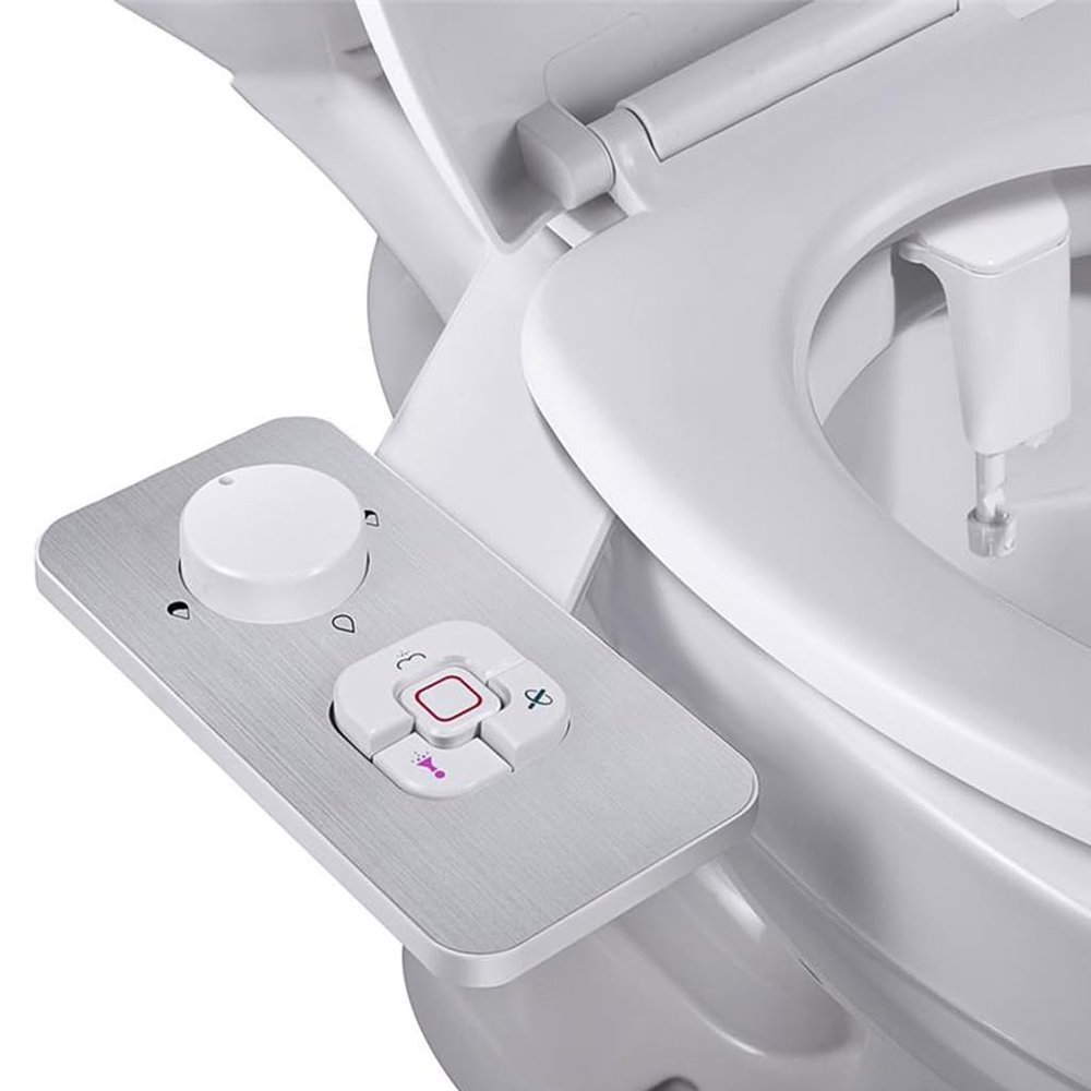 ZHCHAO -thin Non-electric Nozzles Frontal & Rear Wash For Bathroom Toilet Bidet Sprayer