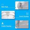 ZHCHAO Bidet Attachment For Toilet Seat Sprayer Shattaf Small Non-Electric Bidet Small Baday view 4
