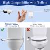 ZHCHAO Fresh Water Sprayer Nozzles Adjustable Water Pressure Self Cleaning Non Electric Bidet view 4
