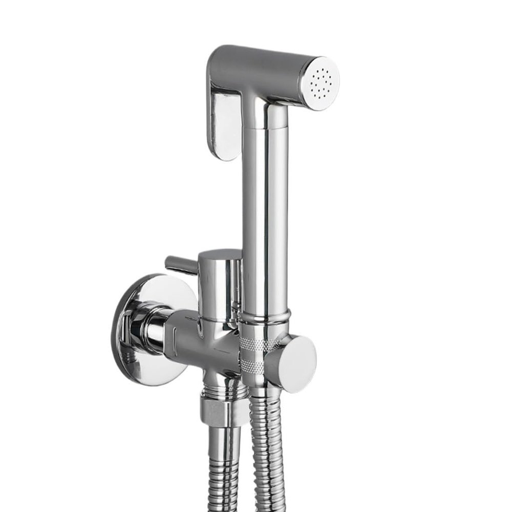 ZHCHAO Bidet Faucet Portable Bidet Sprayer Single Cold Water Tap Toilet Faucet Sprayer Douche Bidet Faucet (Color : D, Size : Light Grey)