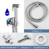 ZHCHAO Bidet Faucet Portable Bidet Sprayer Single Cold Water Tap Toilet Faucet Sprayer Douche Bidet Faucet (Color : D, Size : Light Grey) view 4