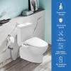 ZHCHAO Easy To Install Smart Unplugged Body Cleaner Cold and Hot Water Nozzle Toilet Cover view 4