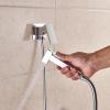 ZHCHAO Bathroom Bidet Faucets Sprayer Shower Tap Bidet Toilet Washer Hot and Cold Water Mixers (Color : Argento, Size : Light Grey) view 2