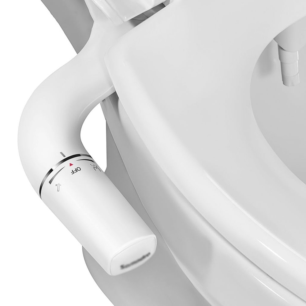 ZHCHAO Bidet Attachment -Slim Toilet Seat Attachment Nozzle Bidet Adjustable Water Pressure (Color : D, Size : 1/2)