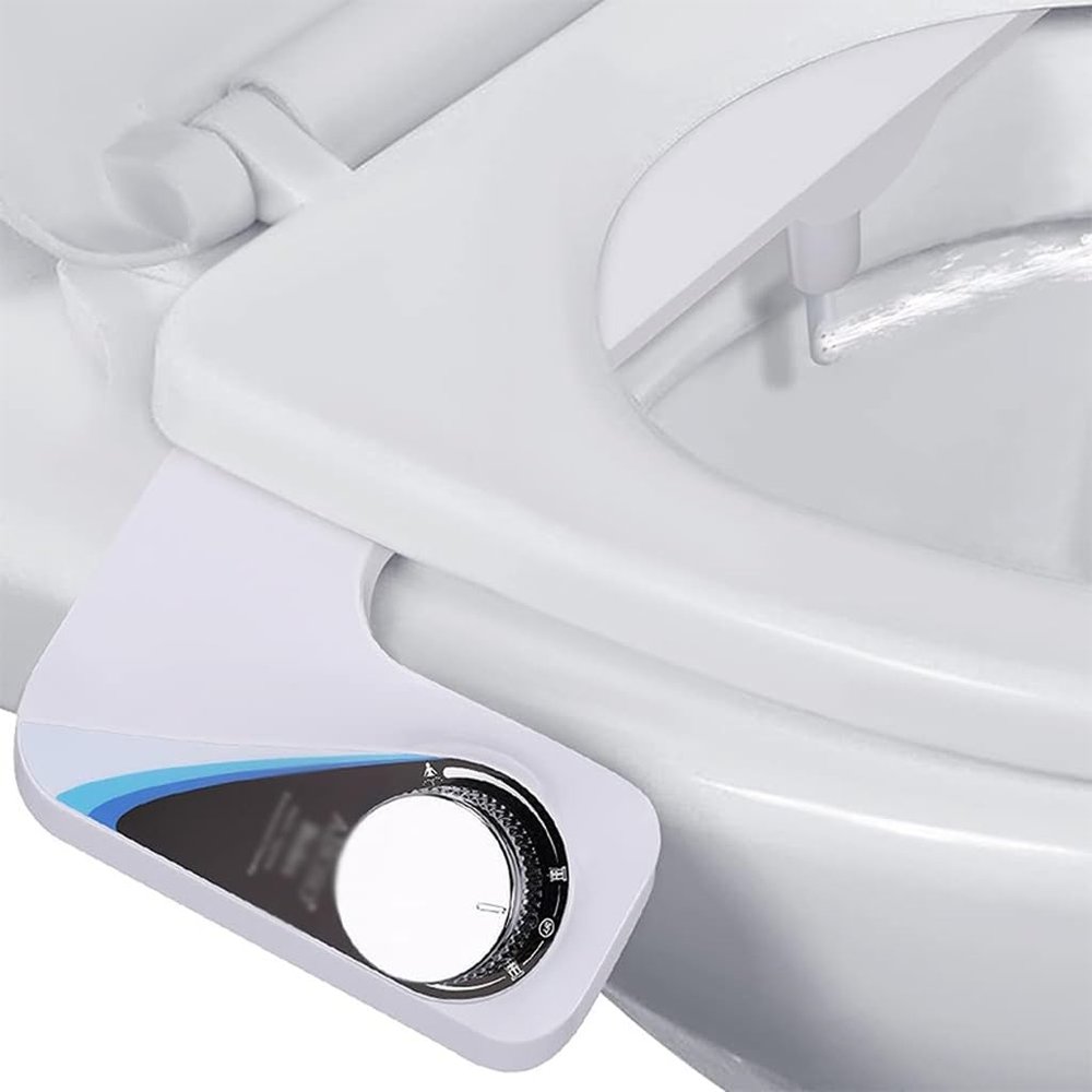 ZHCHAO Spray Toilet Bidet Seat Attachment Self-Cleaning Nozzles Single Cold Bathroom Accessories