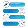 ZHCHAO Hot And Cold Adjustable Plug-free Smart Toilet Cover Self-cleaning Function With Paper Towel Holder view 4