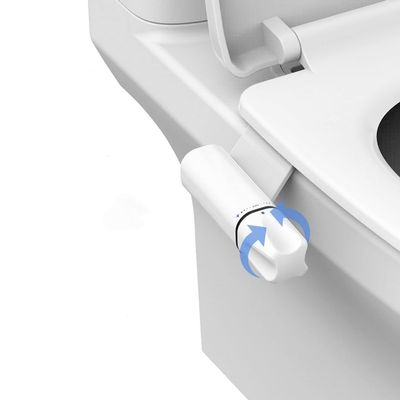 ZHCHAO Slim Toilet Seat Attachment Non Electric Butt Sprayer Nozzle Bidet Adjustable Water Pressure