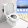 ZHCHAO Slim Toilet Seat Attachment Non Electric Butt Sprayer Nozzle Bidet Adjustable Water Pressure view 2
