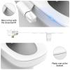 ZHCHAO Slim Toilet Seat Attachment Non Electric Butt Sprayer Nozzle Bidet Adjustable Water Pressure view 3