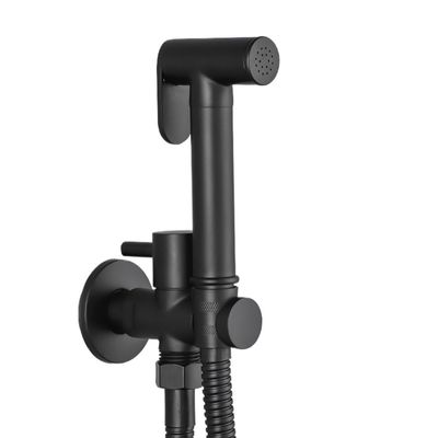 ZHCHAO Bidet Faucet Portable Bidet Sprayer Single Cold Water Tap Toilet Faucet Sprayer Douche Bidet Faucet (Color : Argento, Size : Light Grey)