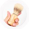 Beatifufu 2pcs Wooden Handle Shaving Brush and Beard Brush Boar Bristles for Men Salon Shave Accessories Facial Hair Grooming view 4