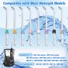 8 Pcs Flosser Replacement Heads for waterpik, Compatible with Waterpik Oral Irrigator, Designed for Clean Teeth and Healthy Gums view 3