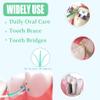 220 Pieces Silicone Interdental Brushes, Dual-Use Silicone Dental Picks, Green Dental Brushes Floss Picks for Braces Oral Cleaning view 4