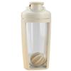 Kexpery 500ml Fitness Shaker Cup with Whisk Ball Protein Stirring Bottle Leak Proof Protein Powder Mixer Cup for Protein Mixes Supplement Shakes (Beige) view 1