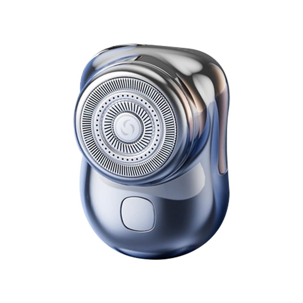 Junterone Electric Shaver USB Rechargeable Digital Display Multifunctional Travel Shaver Mini Men's Shaver Portable Shaver, D
