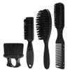 Junterone 4 x Luxury Black Plastic Professional Hair Salon Tool view 1
