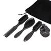 Junterone 4 x Luxury Black Plastic Professional Hair Salon Tool view 4