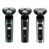 Junterone Electric Shaver LCD Digital Display Three- Floating Rechargeable Smart Waterproof Shaver Type-C Charge Silver view 4