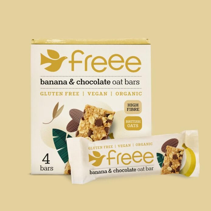 Doves Farm MULTIPACK Banana & Chocolate Oat Bar 7 x 140g