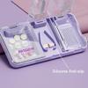 Pill Cutter Box, 3 in 1 Pill Splitter, Crusher and Storage, Portable Grind Tablet Box Organiser for Small or Large Pills, Cuts Vitamins Tablets, Travel Pill Crusher view 4