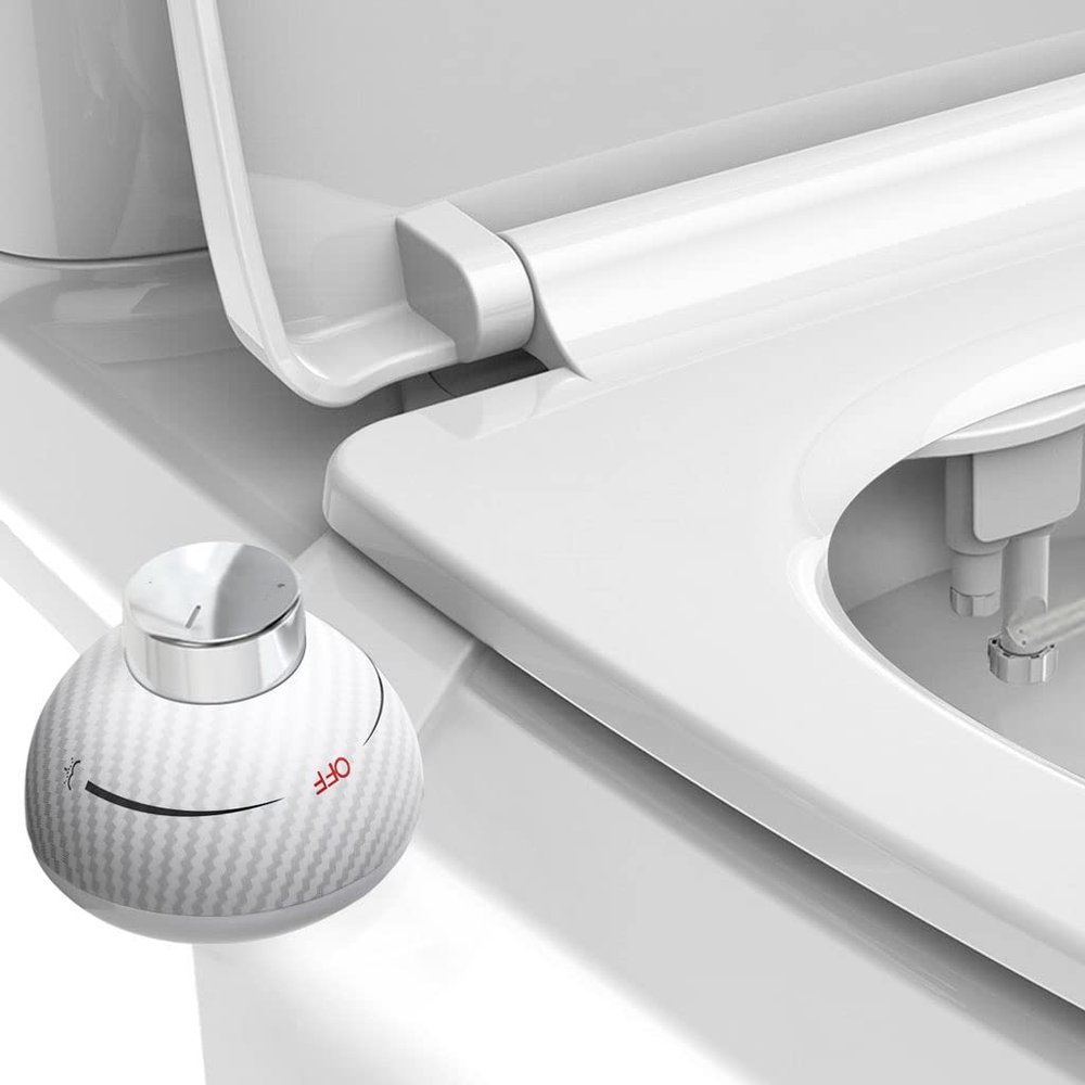 ZHCHAO Bidet Toilet Seat Bidet Attachment Nozzle Wash Ass Bathroom Hygienic Shower