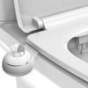 ZHCHAO Bidet Toilet Seat Bidet Attachment Nozzle Wash Ass Bathroom Hygienic Shower view 1
