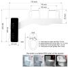 ZHCHAO Bidet Toilet Seat Attachment Non-Electric Mechanical Bathroom Washing Nozzle Sprinkler Fresh view 4