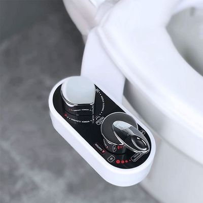ZHCHAO Bidet Hot And Cold Warm Water Toilet Seat Attachment Sprayer Japanese Cover Portable Non Electric