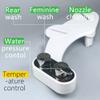 ZHCHAO Bidet Hot And Cold Warm Water Toilet Seat Attachment Sprayer Japanese Cover Portable Non Electric view 2
