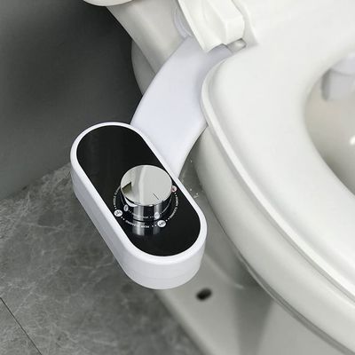 ZHCHAO Non Electric Bidet Toilet Seat Attachment Toilette For Toilet Butt Cleaner Bidet Spray Nozzle Feminine Wash (Color : Argento, Size : Talla nica)