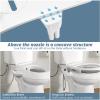 ZHCHAO Toilet Seat Attachment Bathroom Toilet Bidet Ass Sprayer view 4