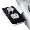 ZHCHAO Bidet Toilet Seat Attachment Non-electric Self-cleaning Nozzles Frontal & Rear Wash Cold Water Personal Hygiene view 1