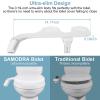 ZHCHAO Bidet Attachment Toilet Seat Attachment Nozzle Bidet Adjustable Water Pressure Non-Electric Ass Sprayer view 4