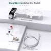 ZHCHAO Bidet Attachment Slim Toilet Seat Nozzle Spiral Adjustable Water Pressure Non-Electric Ass Sprayer With Hose view 4