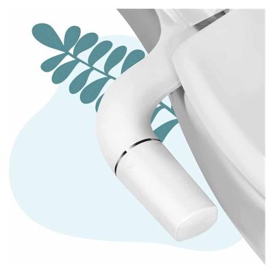 ZHCHAO Bidet Attachment Toilet Seat Attachment Nozzle Bidet Adjustable Water Pressure Non-Electric Ass Sprayer