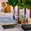 100 Pcs Black Napkins Monogram Black and Gold Paper Hand Towels for Bathroom Disposable Mongrammed Foil Letter Napkins Decorative Dinner Paper Towels for Bathroom Wedding Party(S) view 4