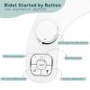 ZHCHAO Non-Electric Bidet - Self Cleaning Nozzle (Frontal and Rear Wash) Bidet Toilet Seat Attachment view 2