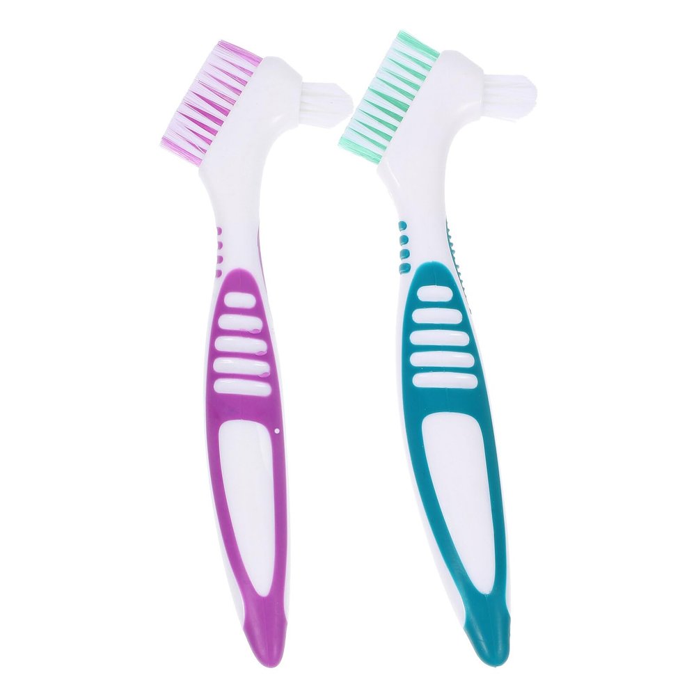 Ipetboom 2pcs Cleaner Brush for Easy to Use Portable Practical Toothbrush for Braces Gum Cleaning Tool