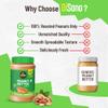 DiSano Crispy Natural Peanut Butter 1kg, Sugar Free, High Protein Peanut Butter (30g), Sugar and Salt Free, Vegan, 100% Toasted Peanut Butter view 3
