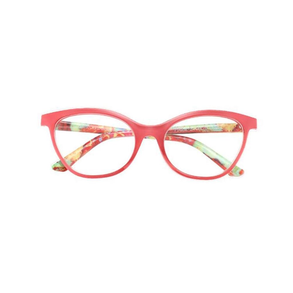 LXZSMH reading glasses, Cateye Reading Glasses, Red Eyewear, Clic Magnetic Eyeglasses, Women Designer, Eye Strain Light Weight (Color : Red, Size : 2.0)